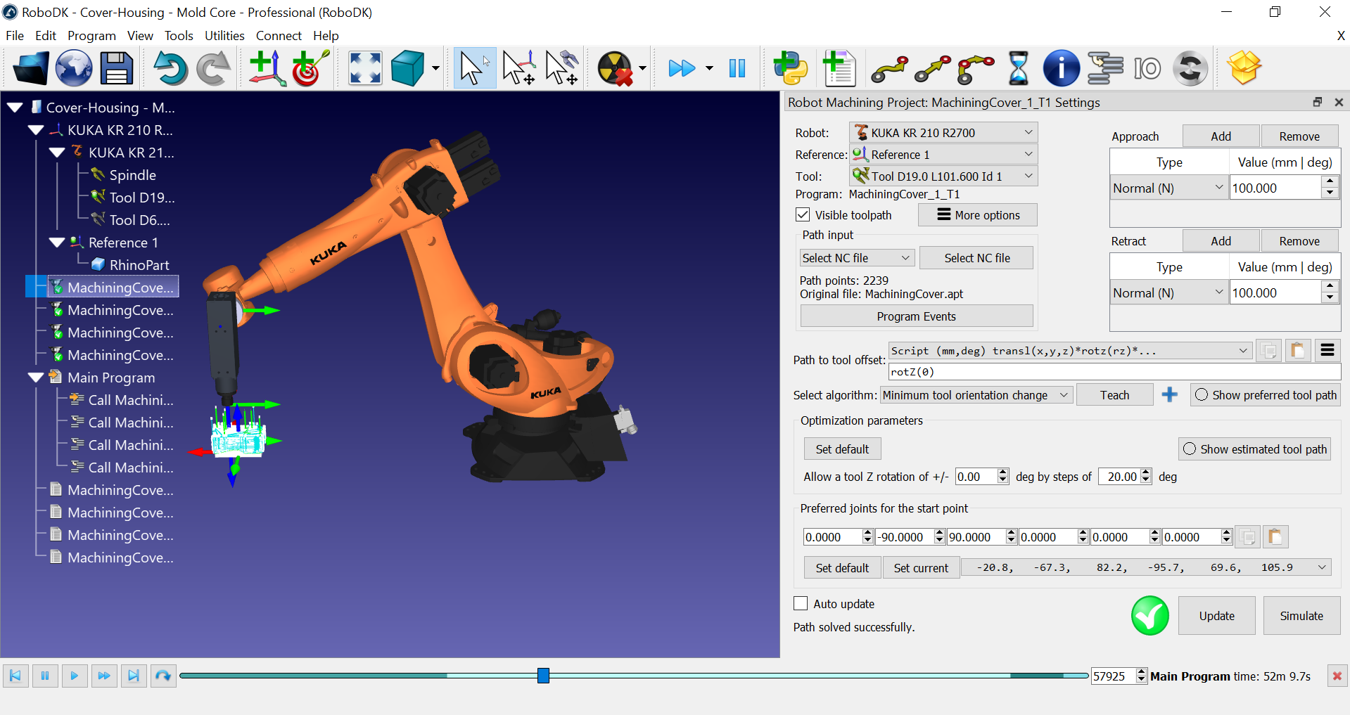 Example 3 Axis Robot Machining - Bild 3