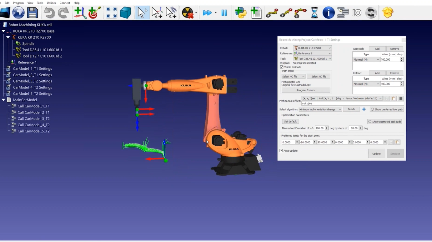 Example 5 Axis Robot Machining - Image 2
