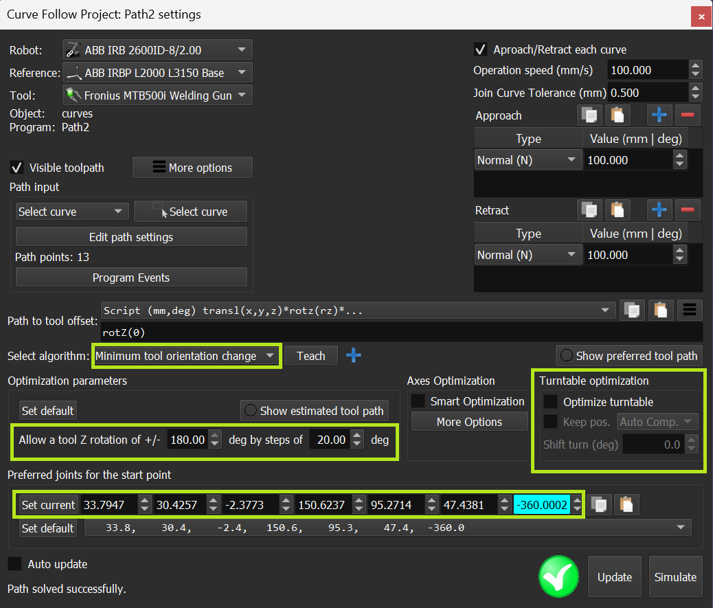 Example Welding with Positioner - 영상 6
