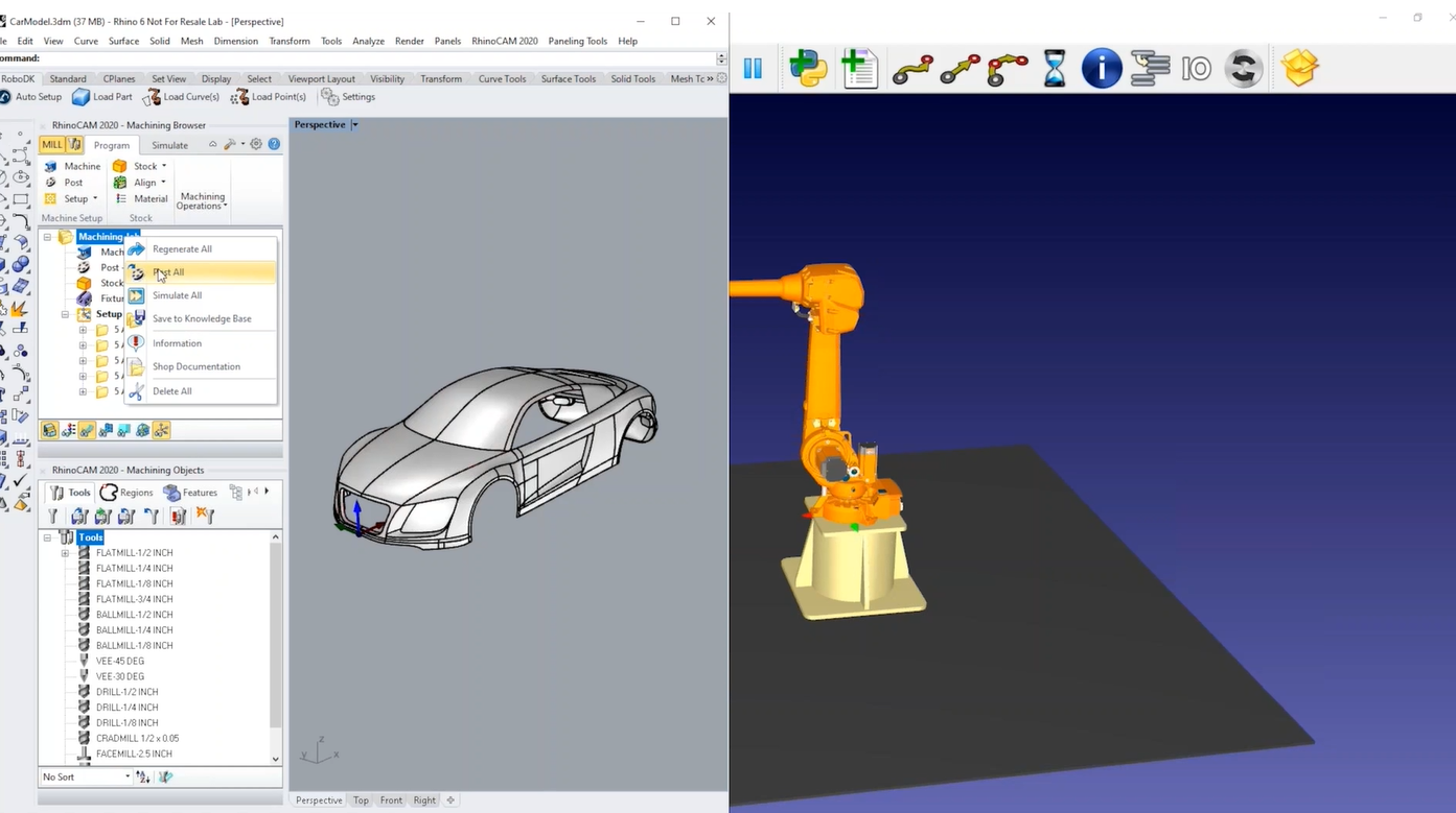 Example 5 Axis Robot Machining - Imagem 9