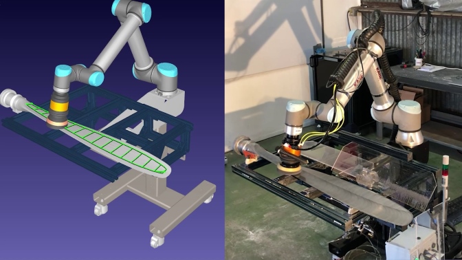Orbital Polishing with RoboDK