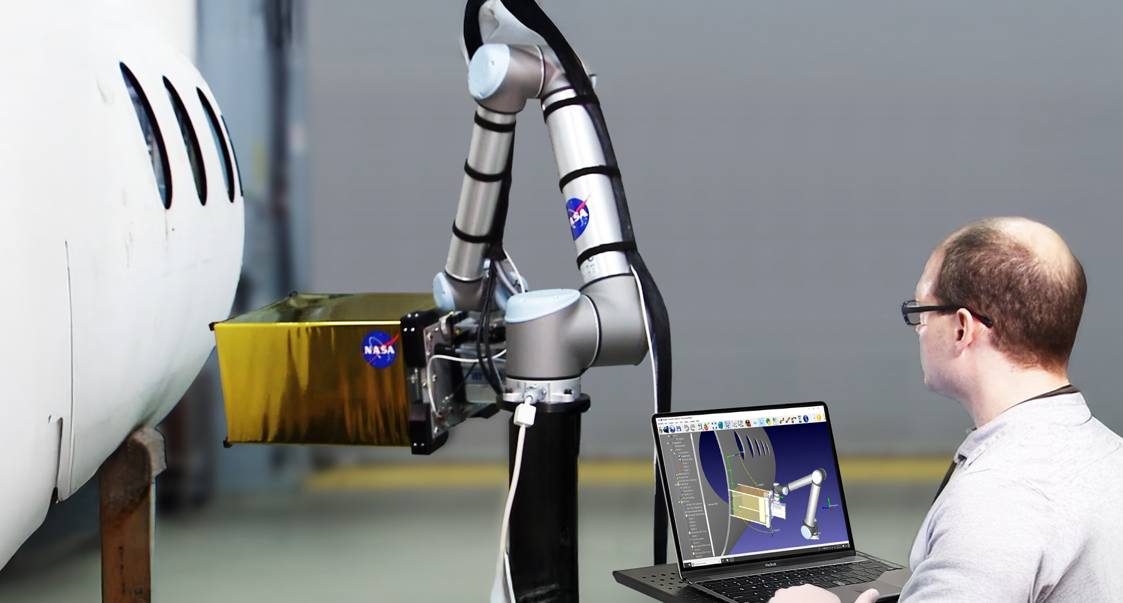 robodk in numbers background